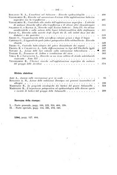 Giornale di batteriologia e immunologia bollettino clinico ed amministrativo dell'Ospedale Maria Vittoria