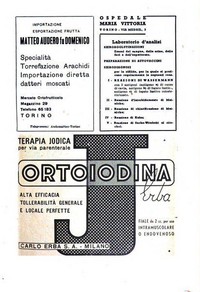 Giornale di batteriologia e immunologia bollettino clinico ed amministrativo dell'Ospedale Maria Vittoria