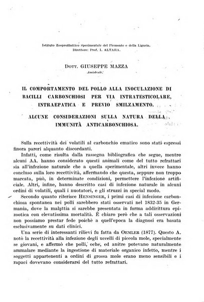 Giornale di batteriologia e immunologia bollettino clinico ed amministrativo dell'Ospedale Maria Vittoria