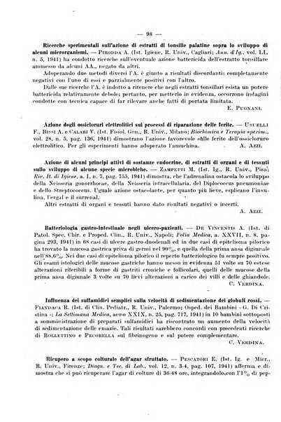 Giornale di batteriologia e immunologia bollettino clinico ed amministrativo dell'Ospedale Maria Vittoria