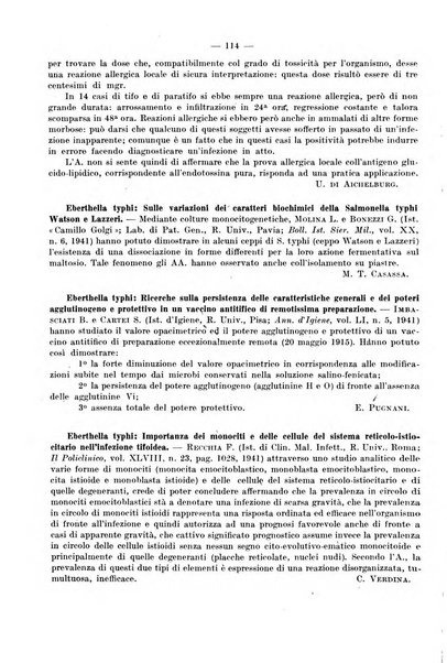 Giornale di batteriologia e immunologia bollettino clinico ed amministrativo dell'Ospedale Maria Vittoria