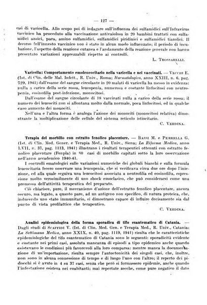 Giornale di batteriologia e immunologia bollettino clinico ed amministrativo dell'Ospedale Maria Vittoria