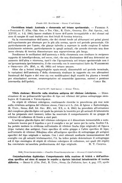 Giornale di batteriologia e immunologia bollettino clinico ed amministrativo dell'Ospedale Maria Vittoria