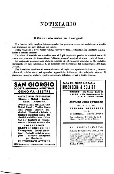 Giornale di batteriologia e immunologia bollettino clinico ed amministrativo dell'Ospedale Maria Vittoria