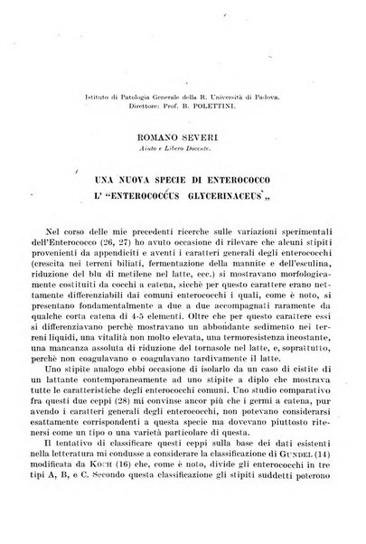 Giornale di batteriologia e immunologia bollettino clinico ed amministrativo dell'Ospedale Maria Vittoria