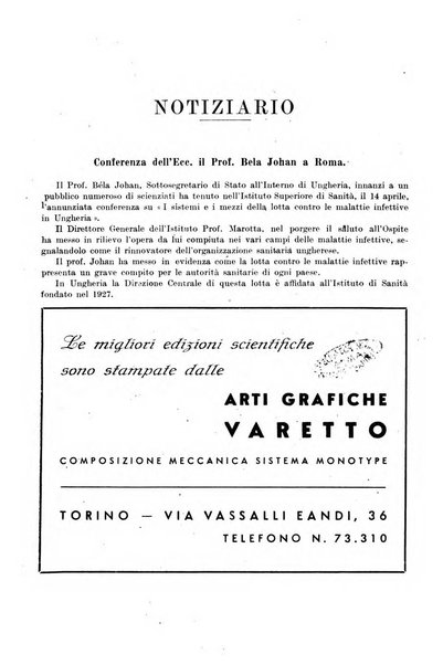 Giornale di batteriologia e immunologia bollettino clinico ed amministrativo dell'Ospedale Maria Vittoria