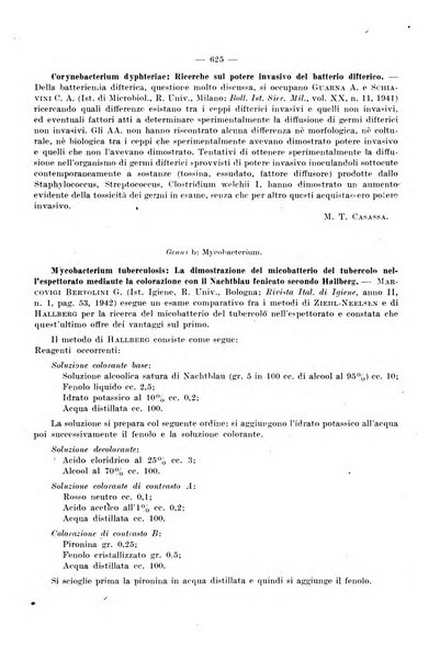 Giornale di batteriologia e immunologia bollettino clinico ed amministrativo dell'Ospedale Maria Vittoria