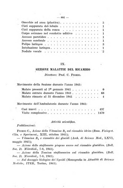 Giornale di batteriologia e immunologia bollettino clinico ed amministrativo dell'Ospedale Maria Vittoria