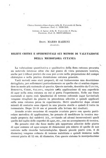 Giornale di batteriologia e immunologia bollettino clinico ed amministrativo dell'Ospedale Maria Vittoria