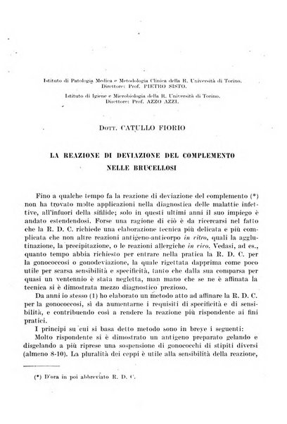 Giornale di batteriologia e immunologia bollettino clinico ed amministrativo dell'Ospedale Maria Vittoria