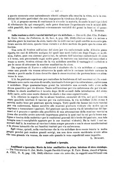 Giornale di batteriologia e immunologia bollettino clinico ed amministrativo dell'Ospedale Maria Vittoria