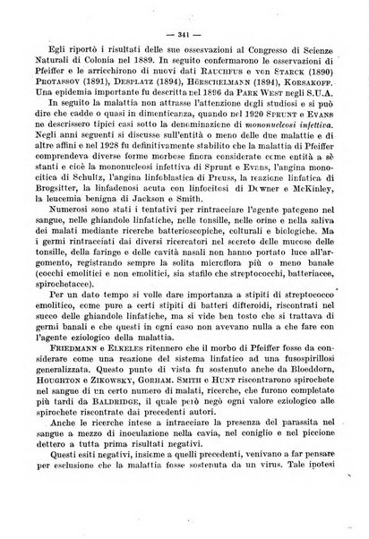 Giornale di batteriologia e immunologia bollettino clinico ed amministrativo dell'Ospedale Maria Vittoria