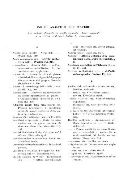 Giornale di batteriologia e immunologia bollettino clinico ed amministrativo dell'Ospedale Maria Vittoria