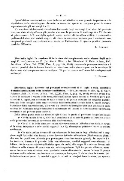 Giornale di batteriologia e immunologia bollettino clinico ed amministrativo dell'Ospedale Maria Vittoria