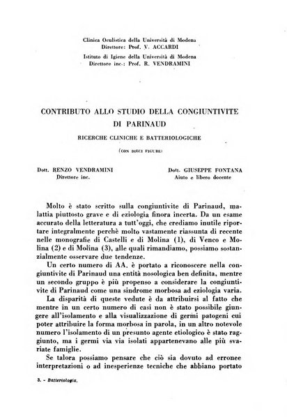 Giornale di batteriologia e immunologia bollettino clinico ed amministrativo dell'Ospedale Maria Vittoria