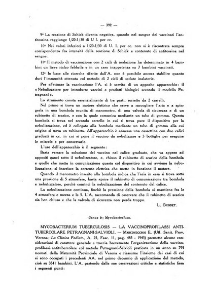 Giornale di batteriologia e immunologia bollettino clinico ed amministrativo dell'Ospedale Maria Vittoria