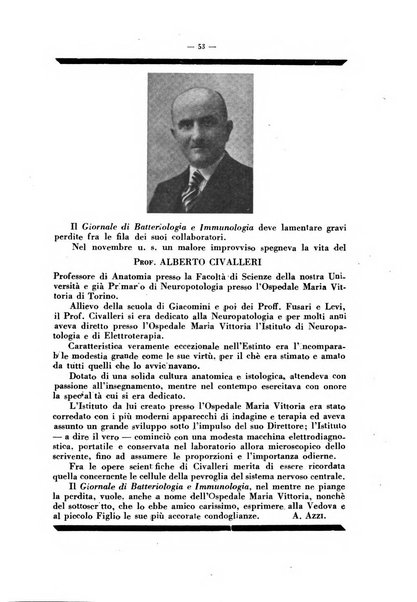 Giornale di batteriologia e immunologia bollettino clinico ed amministrativo dell'Ospedale Maria Vittoria