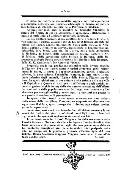 Giornale di batteriologia e immunologia bollettino clinico ed amministrativo dell'Ospedale Maria Vittoria