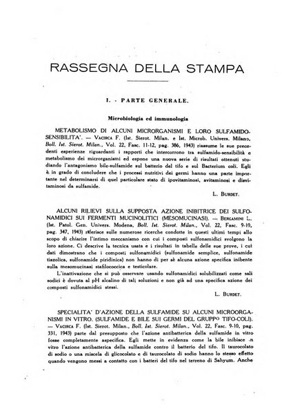 Giornale di batteriologia e immunologia bollettino clinico ed amministrativo dell'Ospedale Maria Vittoria