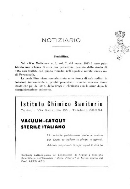 Giornale di batteriologia e immunologia bollettino clinico ed amministrativo dell'Ospedale Maria Vittoria