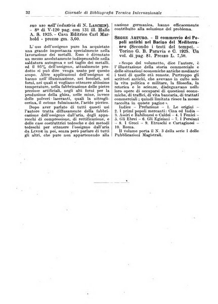 Giornale di bibliografia tecnica internazionale