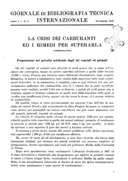 Giornale di bibliografia tecnica internazionale