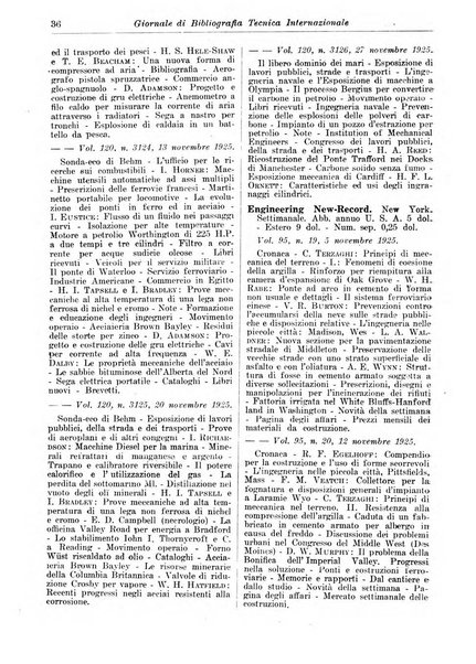 Giornale di bibliografia tecnica internazionale