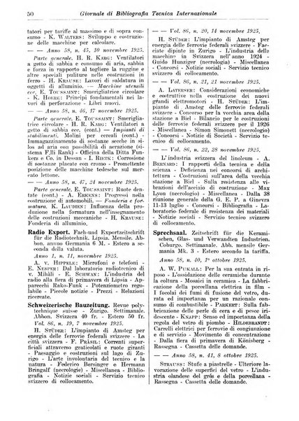 Giornale di bibliografia tecnica internazionale