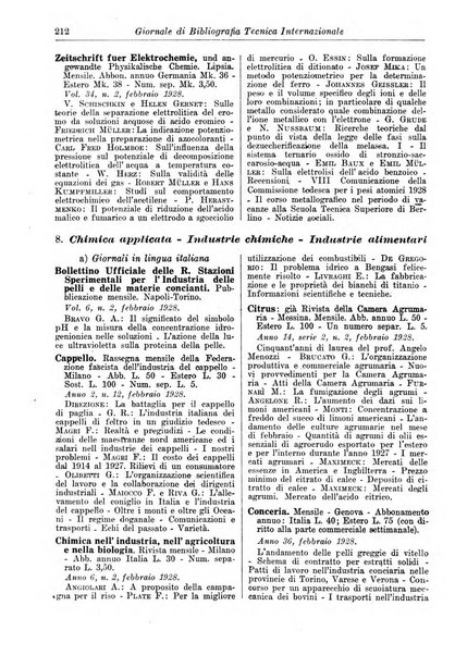 Giornale di bibliografia tecnica internazionale