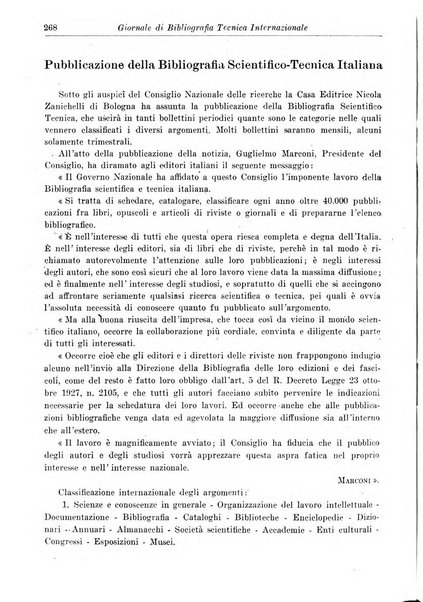 Giornale di bibliografia tecnica internazionale