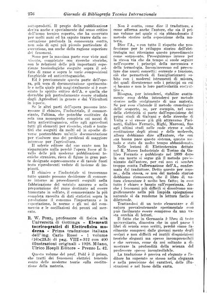 Giornale di bibliografia tecnica internazionale