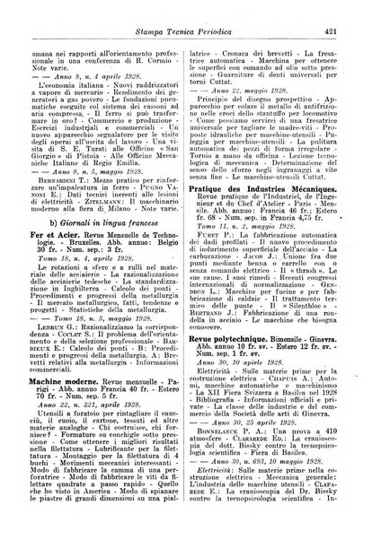 Giornale di bibliografia tecnica internazionale