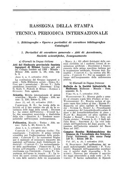 Giornale di bibliografia tecnica internazionale