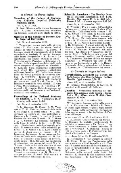 Giornale di bibliografia tecnica internazionale