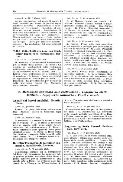 Giornale di bibliografia tecnica internazionale