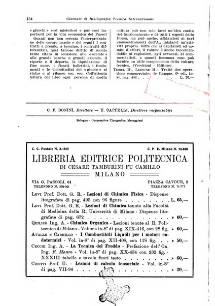 Giornale di bibliografia tecnica internazionale