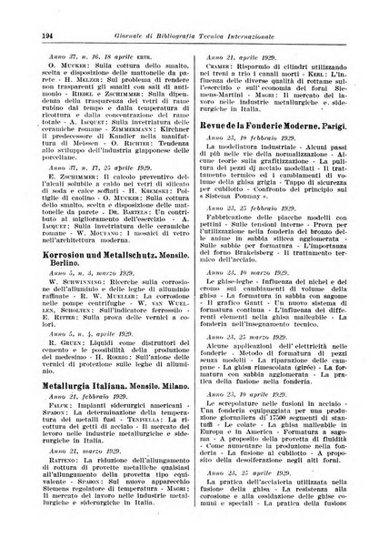 Giornale di bibliografia tecnica internazionale