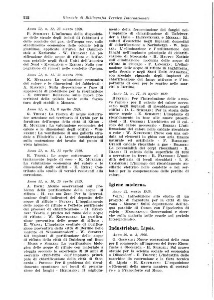 Giornale di bibliografia tecnica internazionale