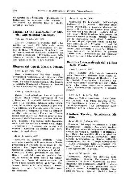 Giornale di bibliografia tecnica internazionale