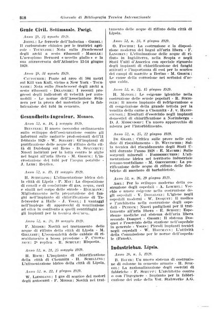 Giornale di bibliografia tecnica internazionale