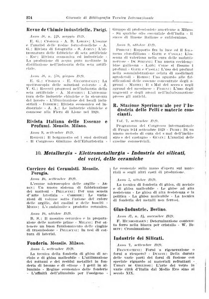 Giornale di bibliografia tecnica internazionale