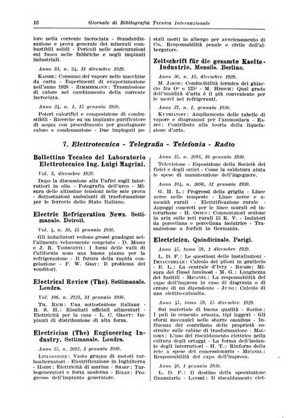 Giornale di bibliografia tecnica internazionale