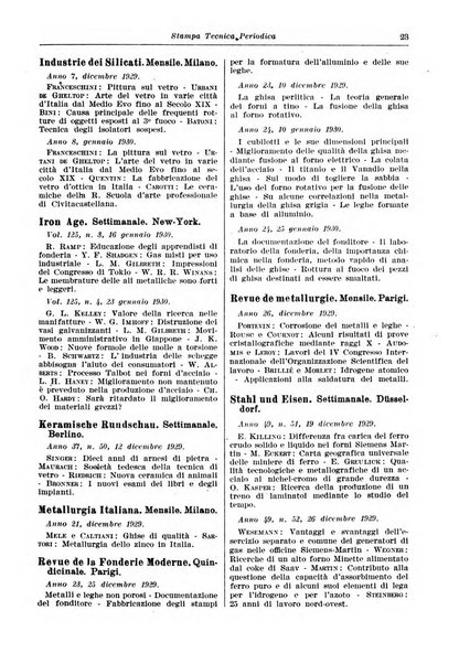 Giornale di bibliografia tecnica internazionale