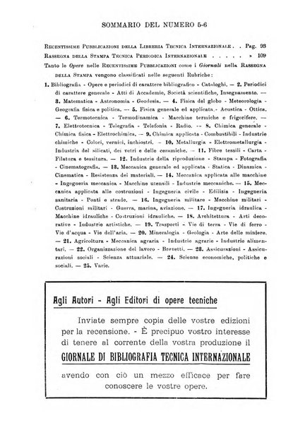 Giornale di bibliografia tecnica internazionale