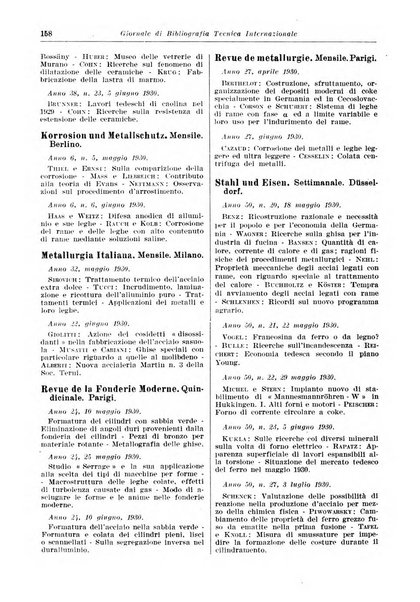 Giornale di bibliografia tecnica internazionale