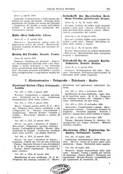 Giornale di bibliografia tecnica internazionale