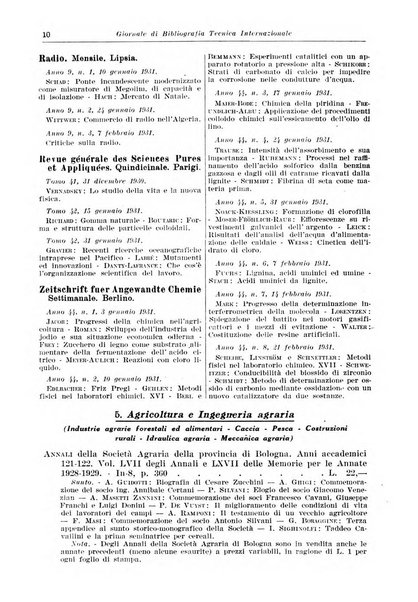 Giornale di bibliografia tecnica internazionale