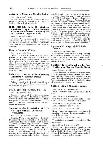 Giornale di bibliografia tecnica internazionale