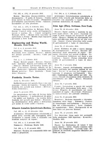 Giornale di bibliografia tecnica internazionale