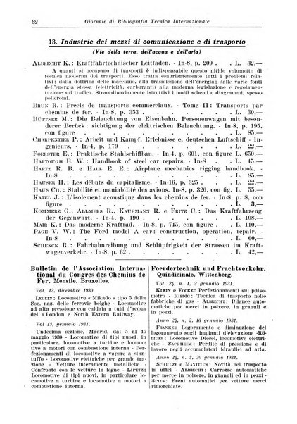 Giornale di bibliografia tecnica internazionale